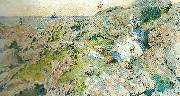Carl Larsson vid kattegatt Spain oil painting artist